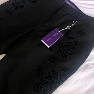 w/TAG Ralph Lauren Purple Label Runway Black Pants